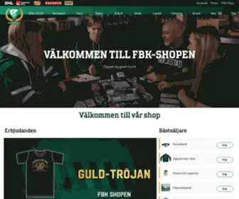 FBKshopen.se(Färjestad BK) Screenshot