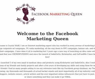 Fbmarketingqueen.com(Facebook Marketing Queen) Screenshot