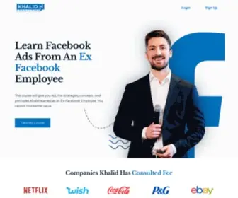 Fbmarketingschool.com(Learn Facebook Ads from a former FB Employee) Screenshot