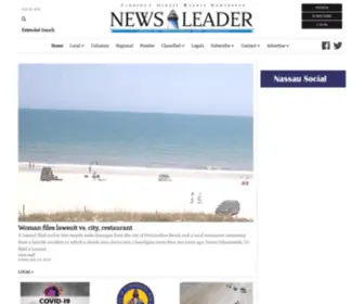 Fbnewsleader.com(News-Leader, Fernandina Beach Florida) Screenshot