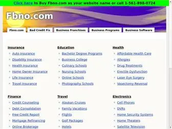 Fbno.com(The Best Search Links on the Net) Screenshot