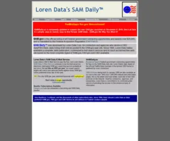 Fbodaily.com(Loren Data's SAM Daily) Screenshot