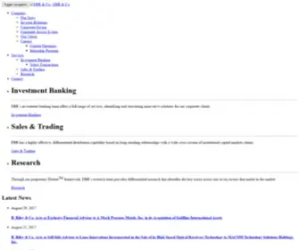 FBrcapitalmarkets.com(Investment Bank) Screenshot