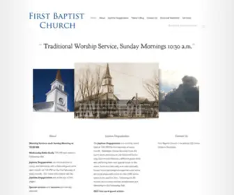 Fbrockland.com(First Baptist Church) Screenshot