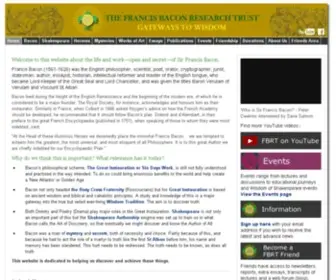 FBRT.org.uk(Francis Bacon Research Trust) Screenshot