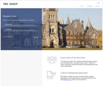 FBS-Sancp.ca(FBS) Screenshot