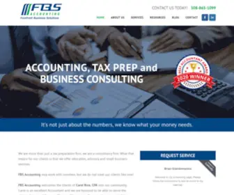 Fbsaccounting.net(Accountant and Business solutions in Massachusetts) Screenshot