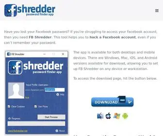 FBShredder.net(FB Shredder) Screenshot