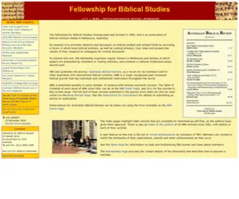 FBS.org.au(Fellowship for Biblical Studies) Screenshot