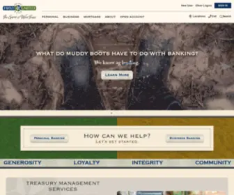 FBTchildress.net(First United Bank has over 100 years of experience in banking. Our focus) Screenshot