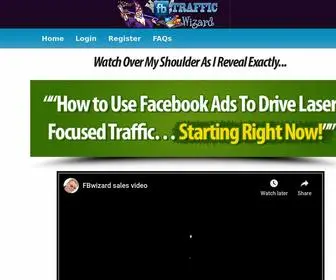 FBtrafficwizard.com(FB Traffic Wizard) Screenshot