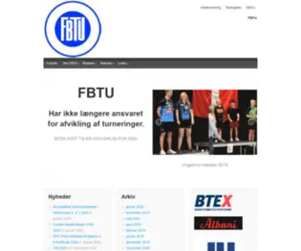 Fbtu.dk(Fyens BordTennis Union) Screenshot