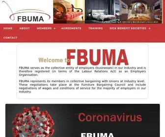 Fbuma.co.za(FBUMA serves as the collective entity of employers (businesses)) Screenshot