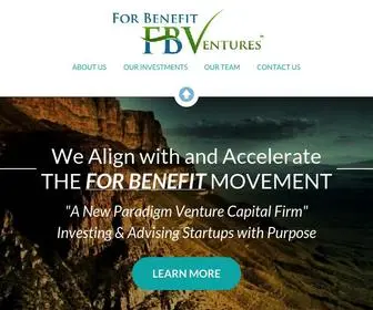 FBV.com(For Benefit Ventures) Screenshot