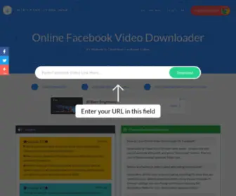 Fbvideodownload.space(Online Facebook Video Downloader) Screenshot