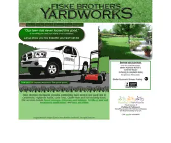 Fbyardworks.com(Residential Lawn Maintenance) Screenshot