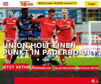 FC-Union-Berlin.de(Offizielle Webseite vom 1.FC Union Berlin) Screenshot