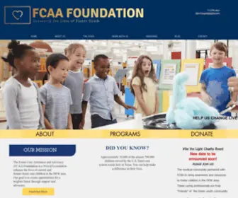 Fcaafoundation.org(Foster Care Support) Screenshot