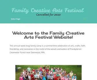 Fcafestival.com(The Family Creative Arts Festival) Screenshot