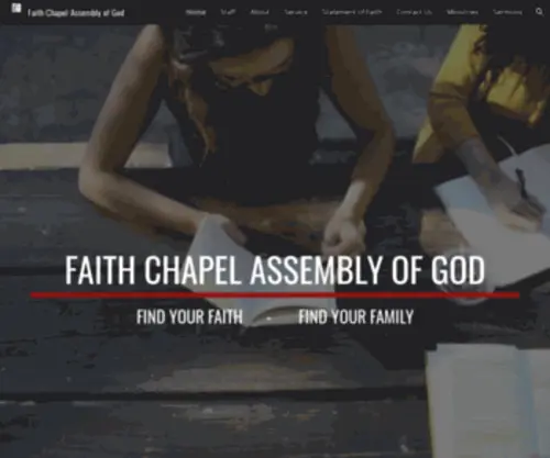 Fcagbridge.org(Faith Chapel Assembly of God) Screenshot