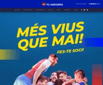 Fcandorra.com(FC Andorra) Screenshot