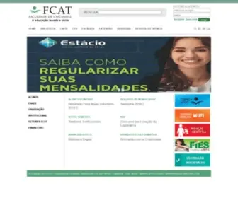 Fcat.edu.br(::FCAT::) Screenshot