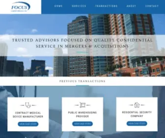 Fcateam.com(Focus Capital Advisors) Screenshot