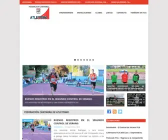 Fcatle.com(Federación Cántabra de Atletismo) Screenshot