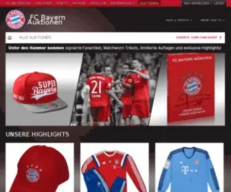 FCB-Auktion.de(FC Bayern München AG) Screenshot