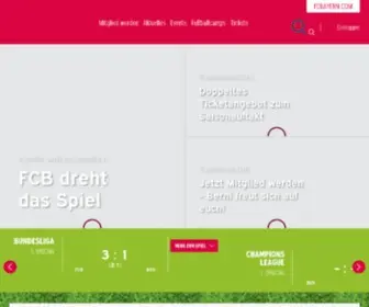 FCB-Kidsclub.de(FC Bayern München) Screenshot