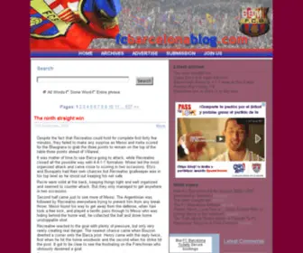 Fcbarcelonablog.com(FC Barcelona) Screenshot