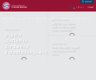 Fcbayern.de(FC Bayern München) Screenshot