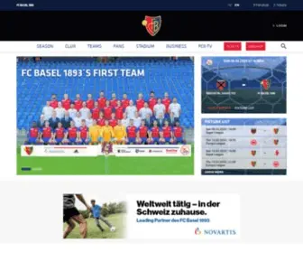 FCB.ch(FC BaselStartseite) Screenshot