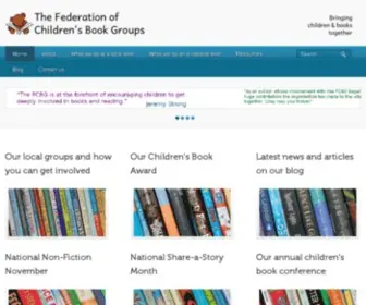 FCBG.org.uk(The Federation of Children's Book Groups) Screenshot