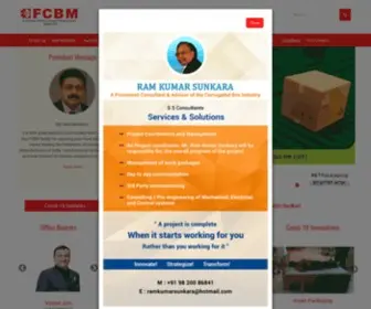 FCBM.org(The Federation of Corrugated Box Manufacturers of India ) Screenshot