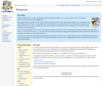 FCC-Supporters.org(Wiki vom FC Carl Zeiss Jena) Screenshot