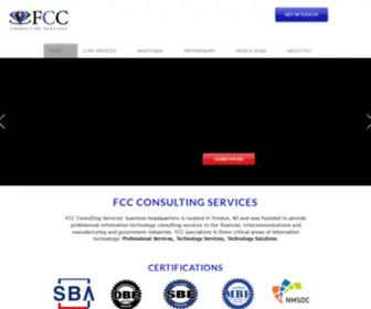 FCcconsultingservices.com(Managed Service Provider) Screenshot