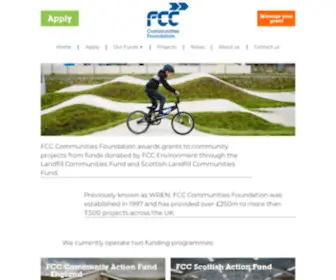 FCccommunitiesfoundation.org.uk(FCC) Screenshot