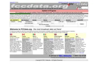 FCCData.org(FCCData) Screenshot