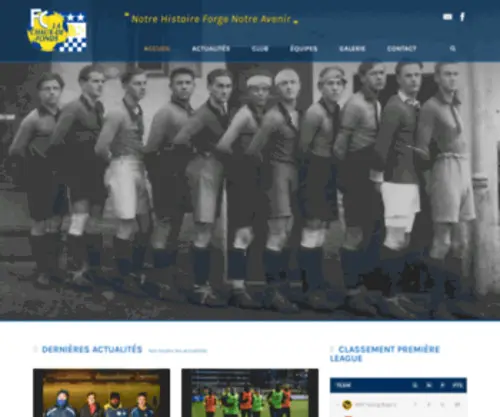 FCCDF.ch(Site officiel du FC La Chaux) Screenshot