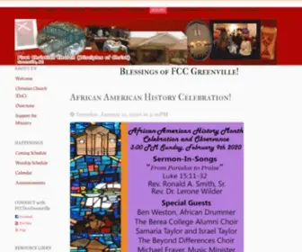 FCCDocGreenville.org(First Christian Church (Disciples of Christ)) Screenshot