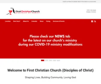 FCCgreeley.com(First Christian Church (Disciples of Christ) Greeley) Screenshot