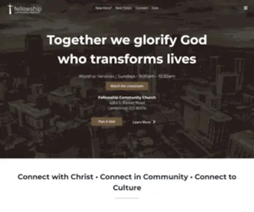 FCchurch.org(Fellowship Community Church) Screenshot