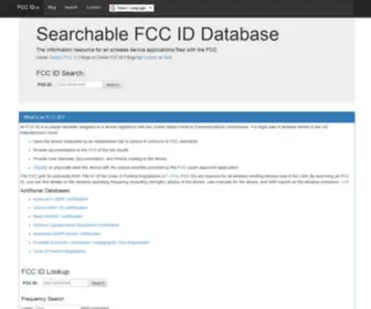 Fccid.net(FCC ID Device Search) Screenshot
