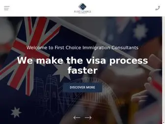 Fccimmigration.com(First Choice Immigration Consultants) Screenshot