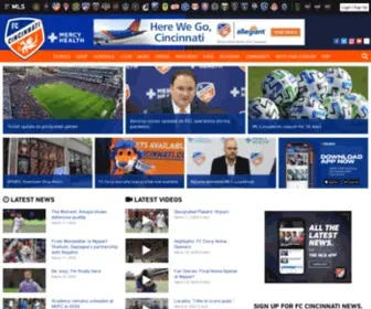 Fccincinnati.com(FC Cincinnati) Screenshot