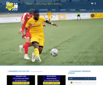 FCcnet.ch(Site officiel du FC La Chaux) Screenshot