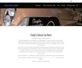 FCCR.ch(Oldtimer mieten @ Fredy's Classic Car Rent) Screenshot