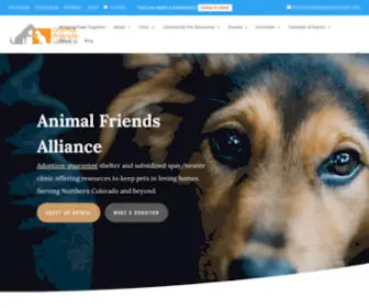 FCCRSNC.org(Animal Friends Alliance) Screenshot