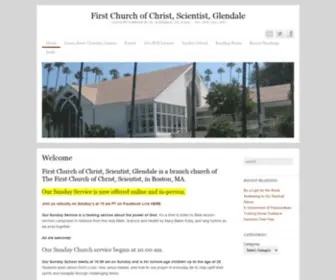 FCCSglendale.com(First Church of Christ) Screenshot
